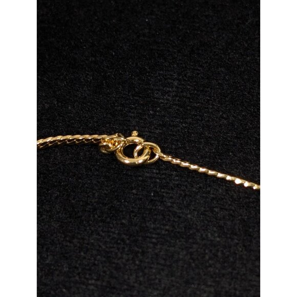 Vintage Clear Rhinestone Cascade Curved Bar Herringbone Choker Necklace 17 in - Picture 10 of 12